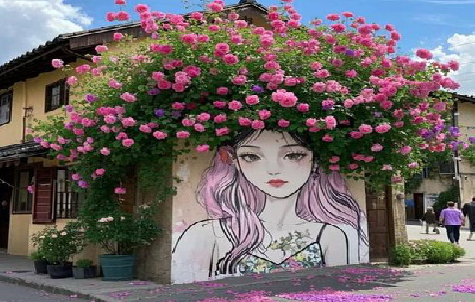 德宏怎么设计网红打卡墙绘