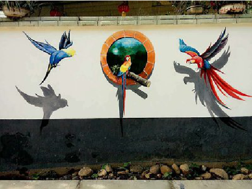 德宏视觉错位-3D墙绘设计