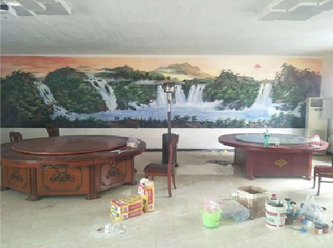 德宏墙绘-写实风景