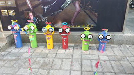 德宏商业区彩绘